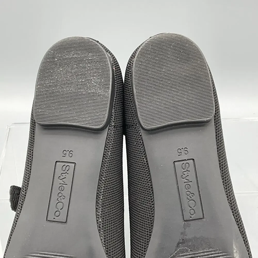 NEW Style & Co. Women’s Broadwayy Mary Jane Flats Black Size 9.5M
